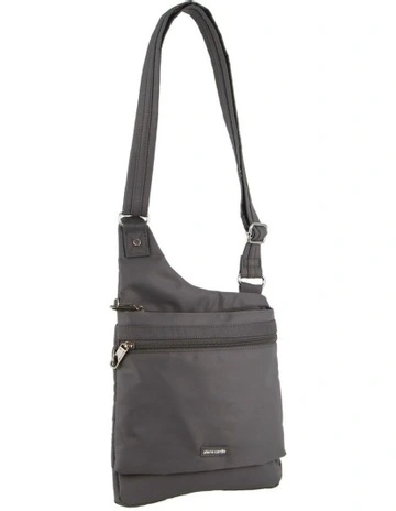 Anti-Theft Cross Body Bag in Grey