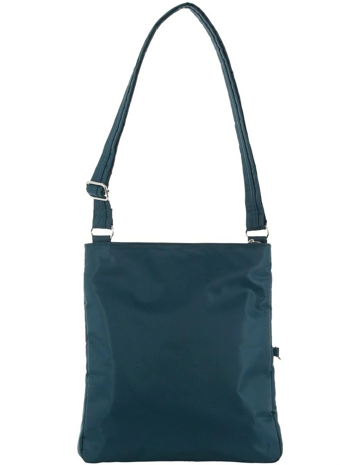 Anti-Theft Cross Body Bag in Teal image 4