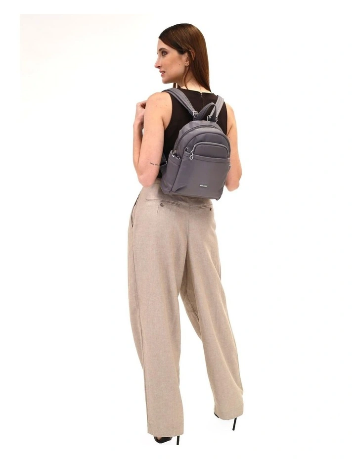 Anti-Theft Backpack in Grey image 2