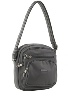 Anti-Theft Cross Body Bag in Grey
