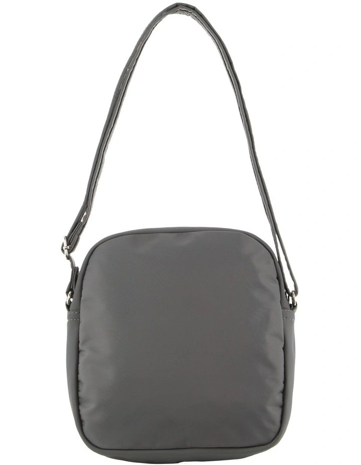 Anti-Theft Cross Body Bag in Grey image 4