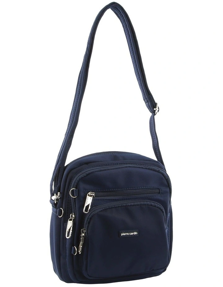 Anti-Theft Cross Body Bag in Navy image 1