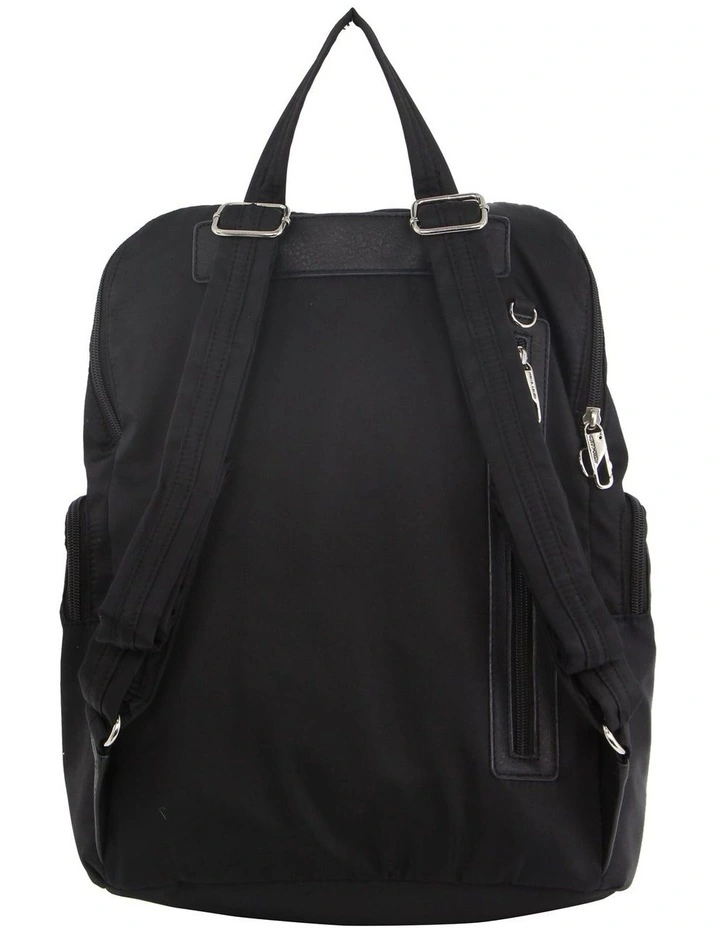 Anti-Theft Backpack Bag in Black image 3