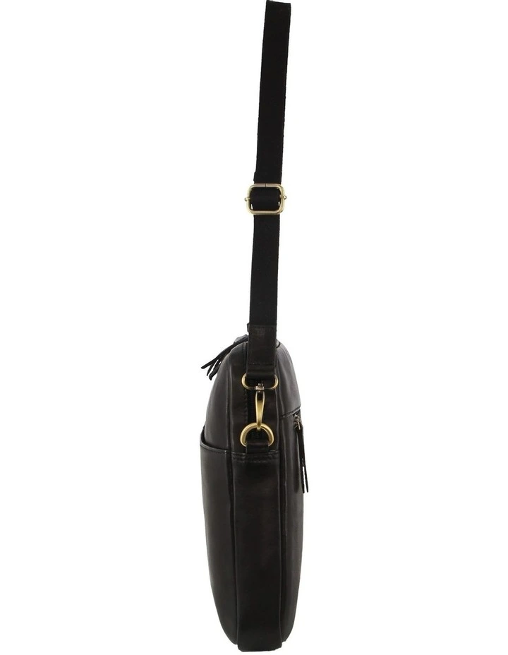Italian Leather Business/Computer Bag in Black image 2