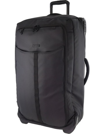 Pierre Cardin 72cm LARGE Soft-Shell Trolley Case (Black) main image 1