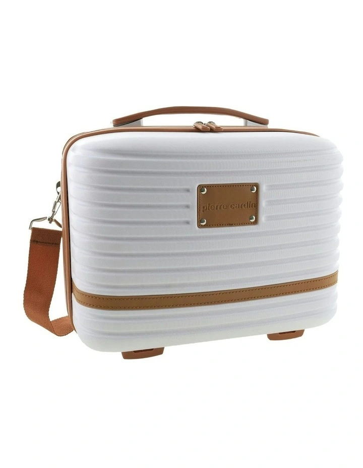 Classique Hard Shell Beauty Case in White image 1