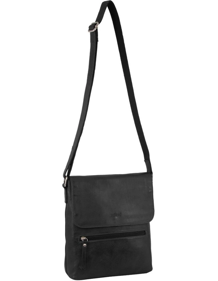 Nappa Leather Cross-Body Bag in Black image 1