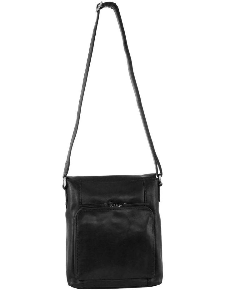 Nappa Leather Cross-Body Bag in Black image 3
