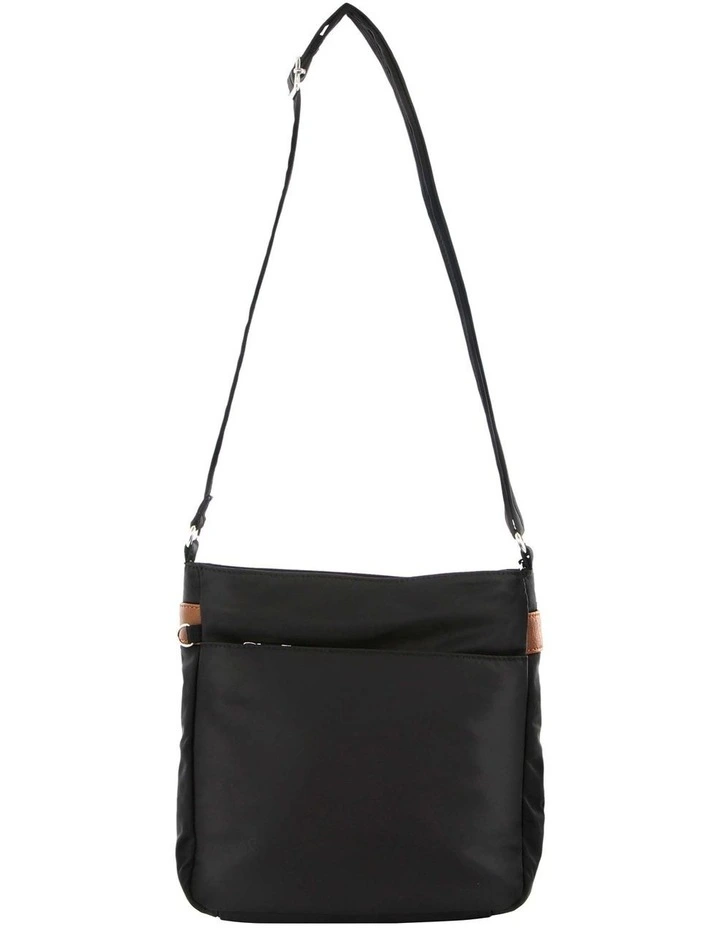 Anti-Theft Square Cross-Body Bag in Black image 4