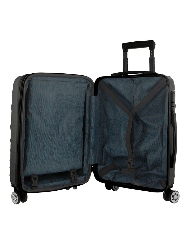 Dawn Hard Shell Luggage Set 3-Piece in Black image 4