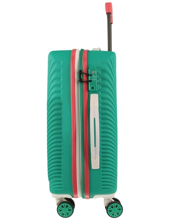 GAP Stripe CABIN Hard Shell with Mini Beauty Case Set Assorted Leather Tag in Turquoise image 4