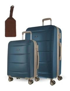 Musee MEDIUM and CABIN Bundle 2-Piece Set   Luggage Tag in Blue