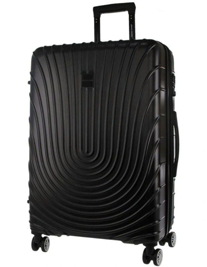 Palais Hard Shell Large and Cabin + Luggage Tag 2-Piece Set in Black image 2