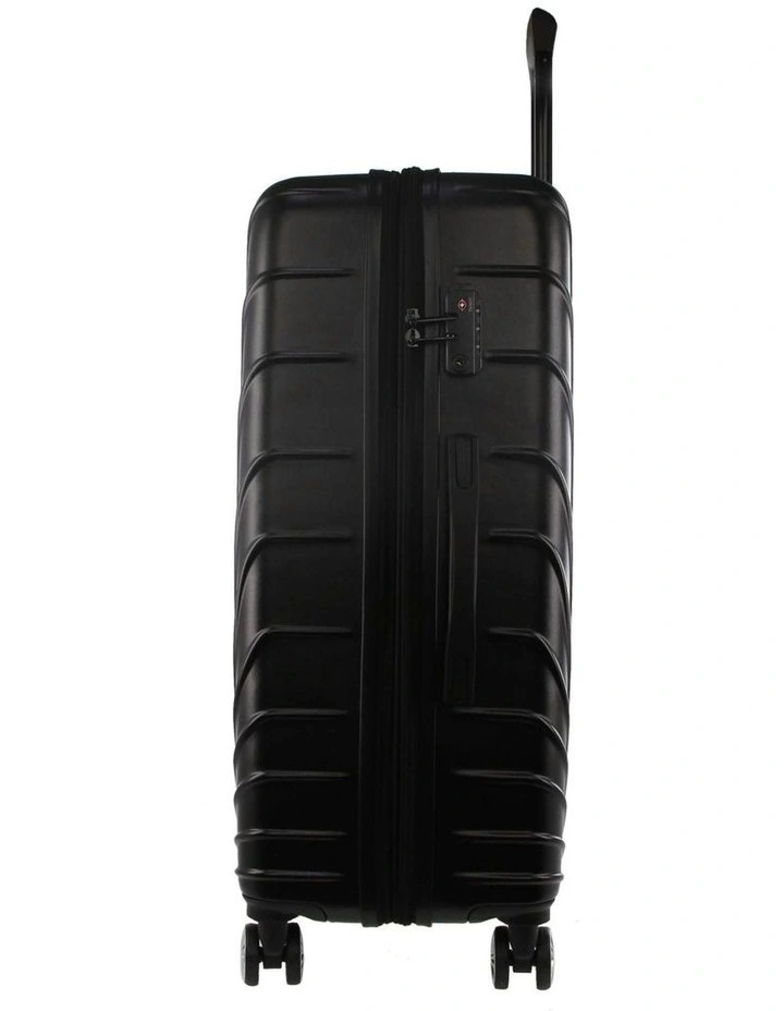 Palais Hard Shell Large and Cabin + Luggage Tag 2-Piece Set in Black image 4