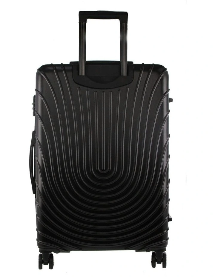 Palais Hard Shell Large and Cabin + Luggage Tag 2-Piece Set in Black image 5