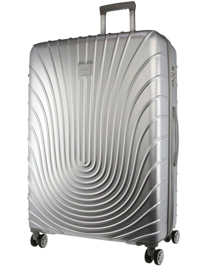 Palais Hard Shell Medium and Cabin + Luggage Tag 2-Piece Set in Silver image 2