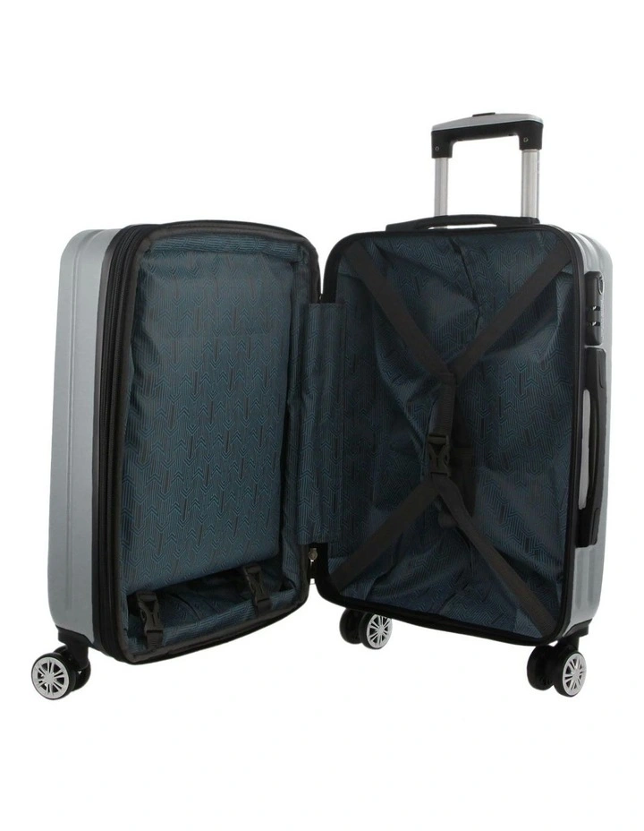 Avion Hard Shell Large and Cabin Bundle 2-Piece Set + Luggage Tag in Silver image 4