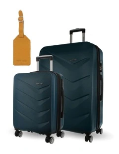 Avion Hard Shell Medium and Cabin Bundle 2-Piece Set + Luggage Tag in Teal
