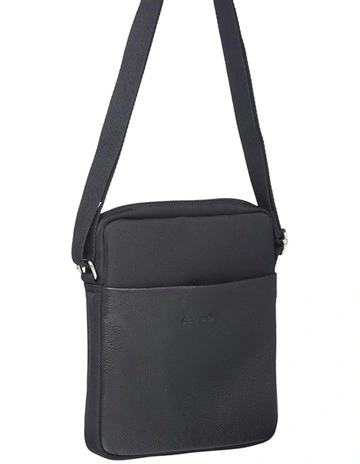 Leather iPad Bag in Black