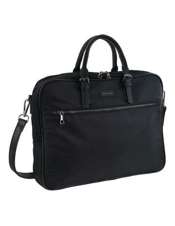 Nylon Business Laptop Bag in Black