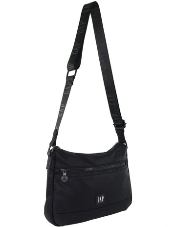 Nylon Classy Crossbody Bag in Black