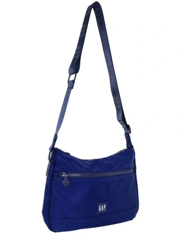 Nylon Cross-Body Bag in Navy