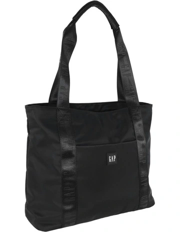 Ladies Nylon Fashion Tote Bag in Black