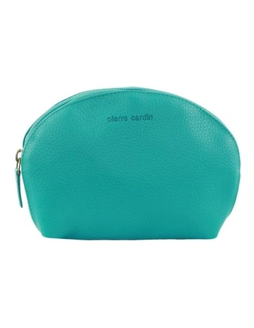Leather Coin Purse in Turquoise