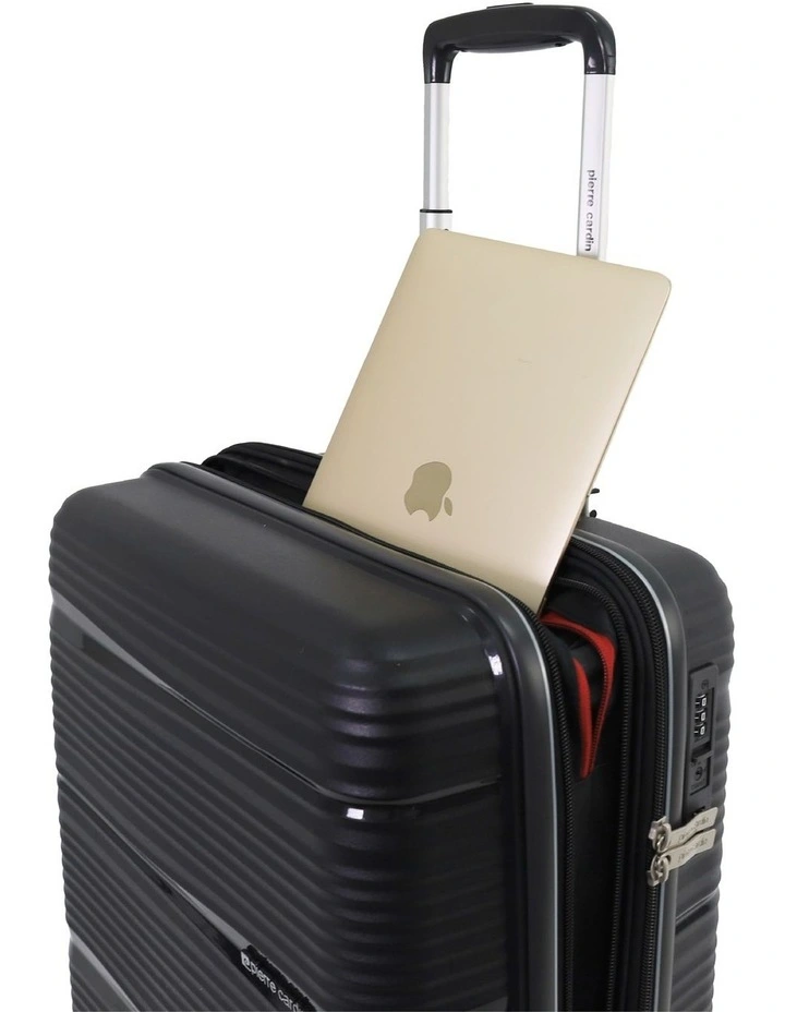 Normandy Cabin Hard Shell Suitcase 55cm in Black image 2