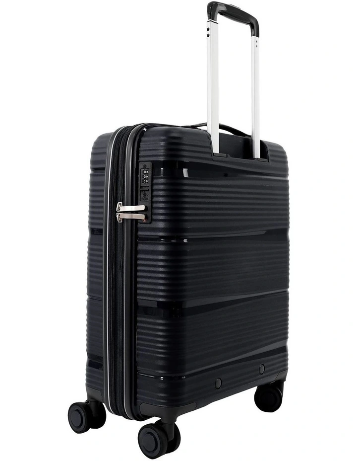 Normandy Cabin Hard Shell Suitcase 55cm in Black image 4