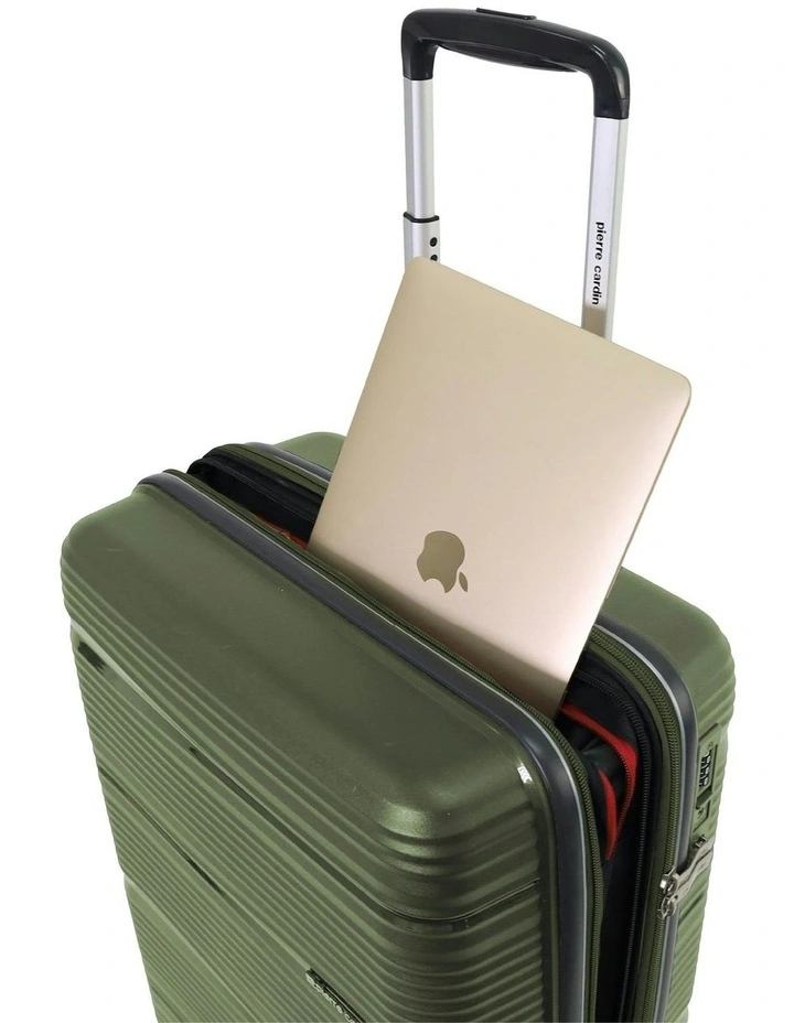 Normandy Cabin Hard Shell Suitcase 55cm in Green image 2