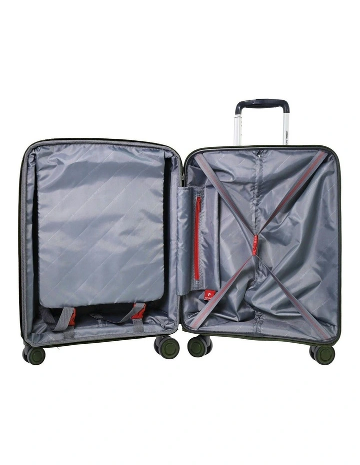 Normandy Cabin Hard Shell Suitcase 55cm in Green image 3