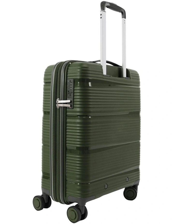 Normandy Cabin Hard Shell Suitcase 55cm in Green image 4