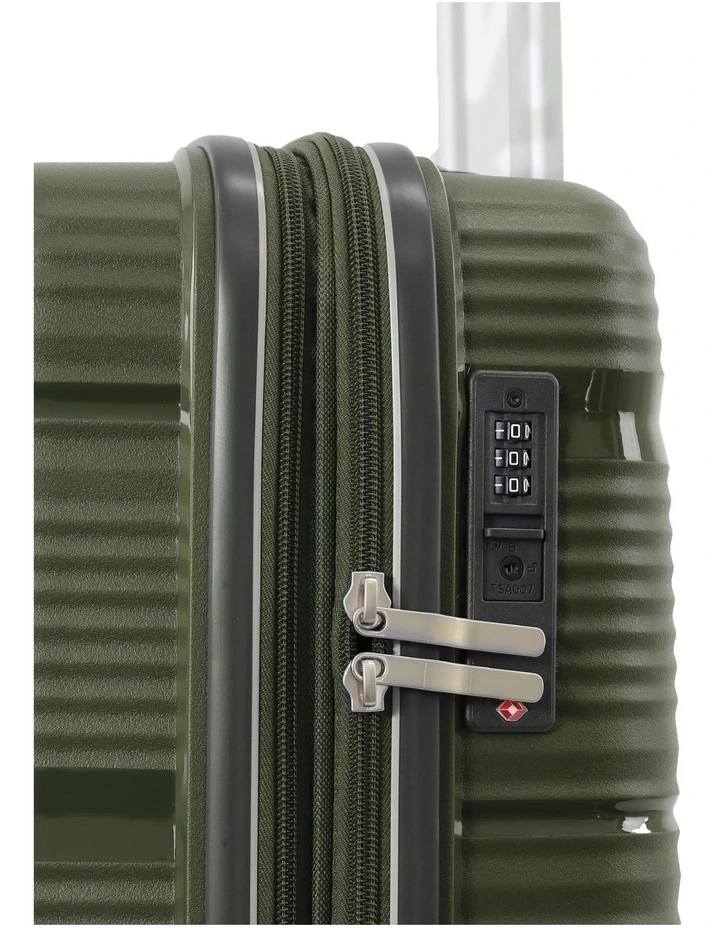 Normandy Cabin Hard Shell Suitcase 55cm in Green image 5