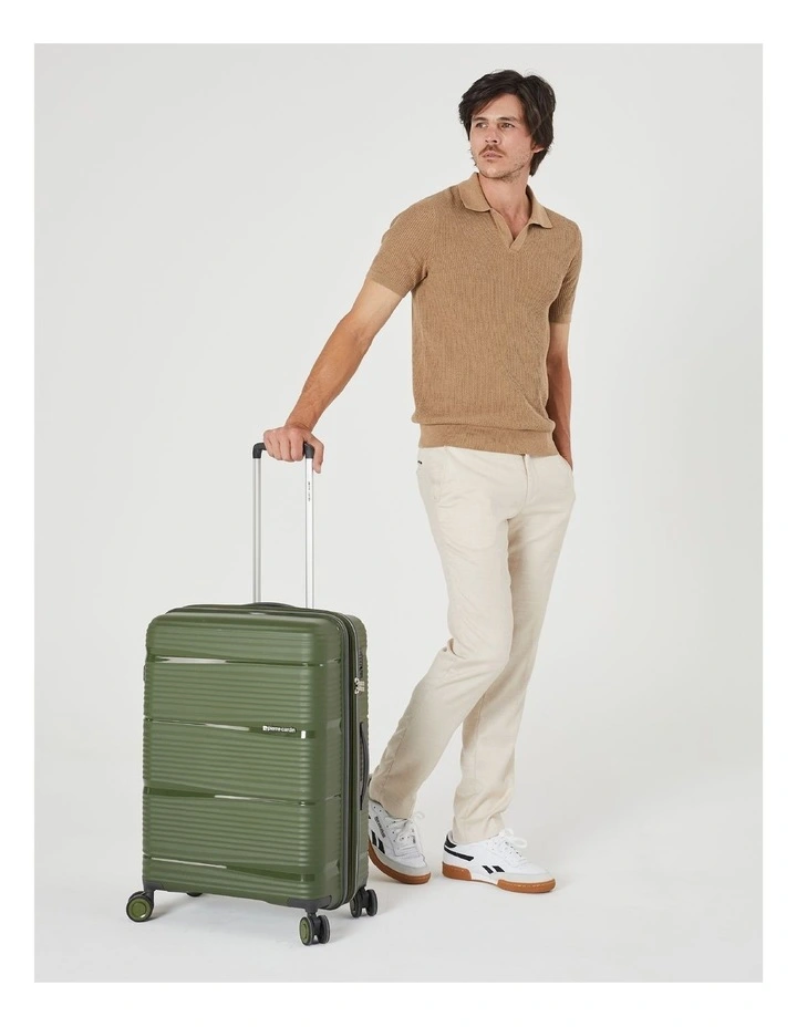 Normandy Cabin Hard Shell Suitcase 55cm in Green image 7