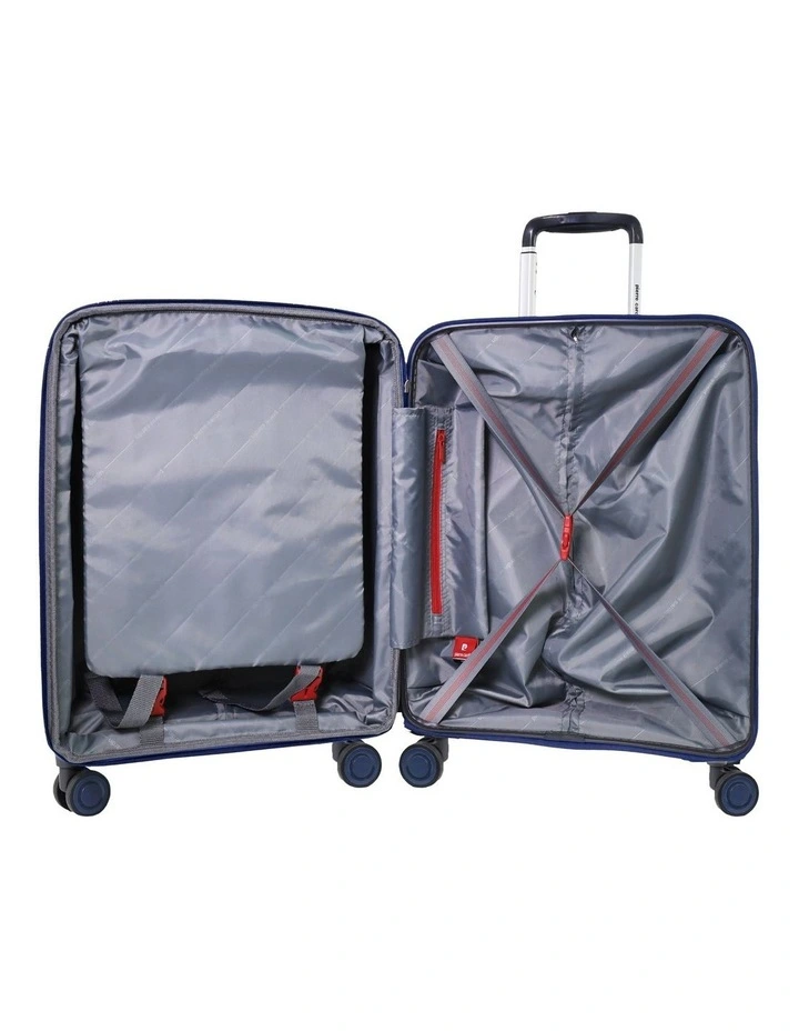 Normandy Cabin Hard Shell Suitcase 55cm in Navy image 3
