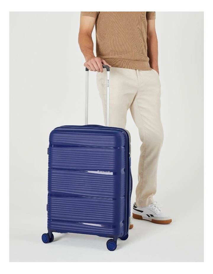Normandy Cabin Hard Shell Suitcase 55cm in Navy image 7