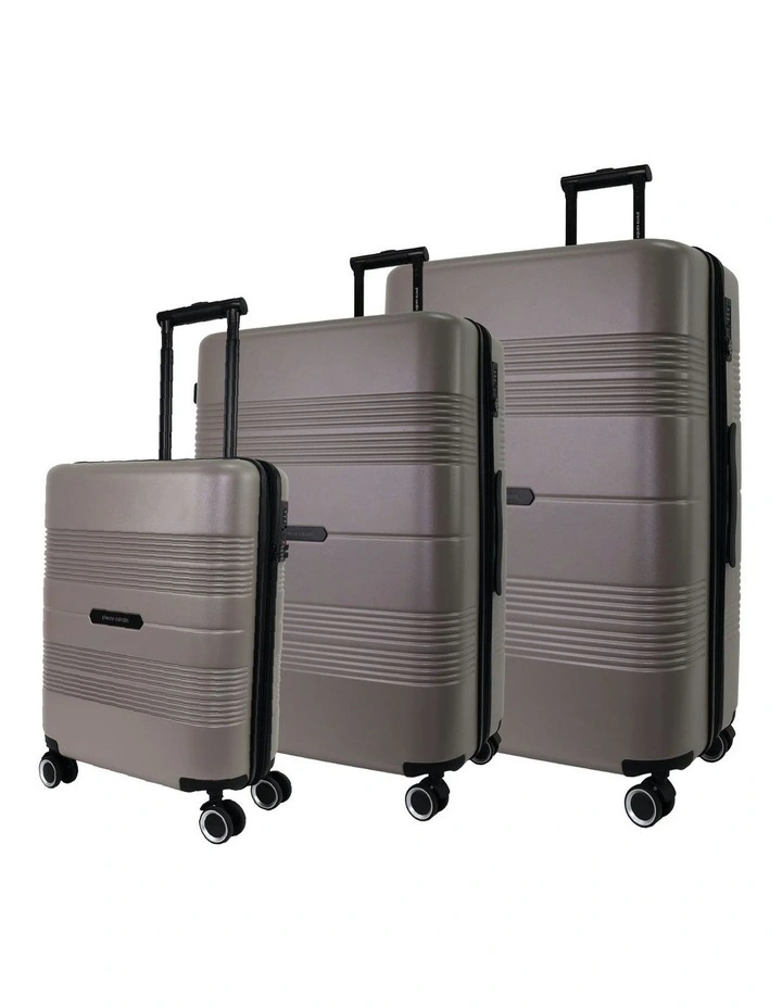 Impact Hard Suitcase 3-Piece Set in Taupe image 1