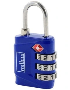 Travel TSA Combination Lock in Blue