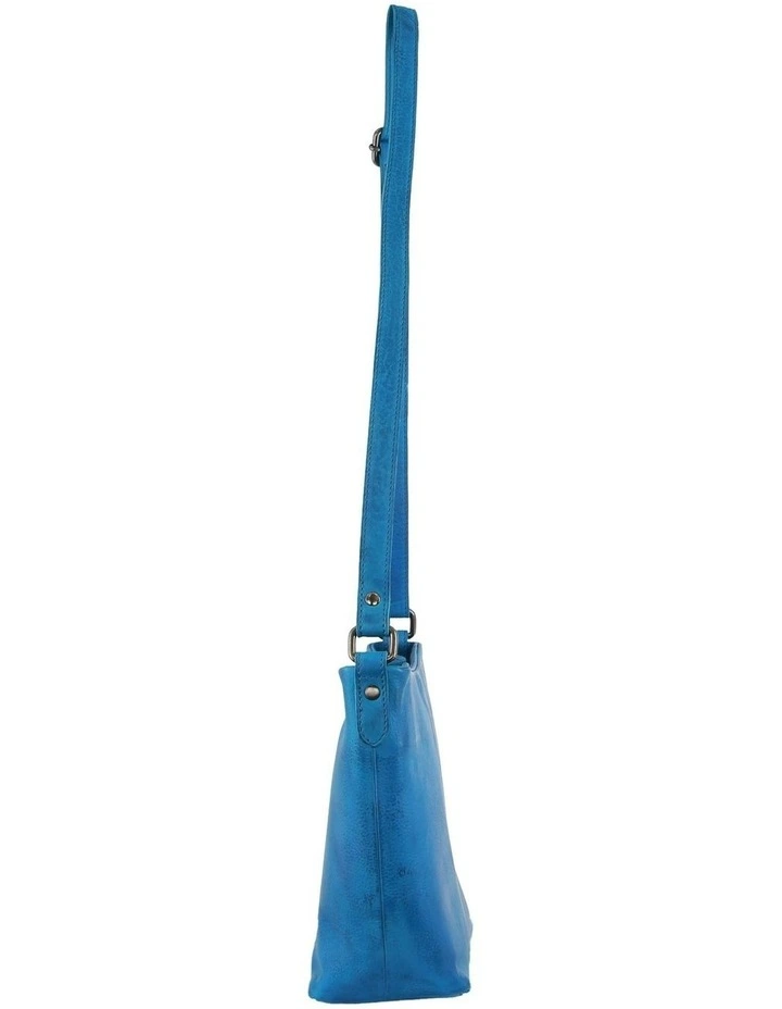 Nappa Leather Cross-Body Bag in Aqua image 2