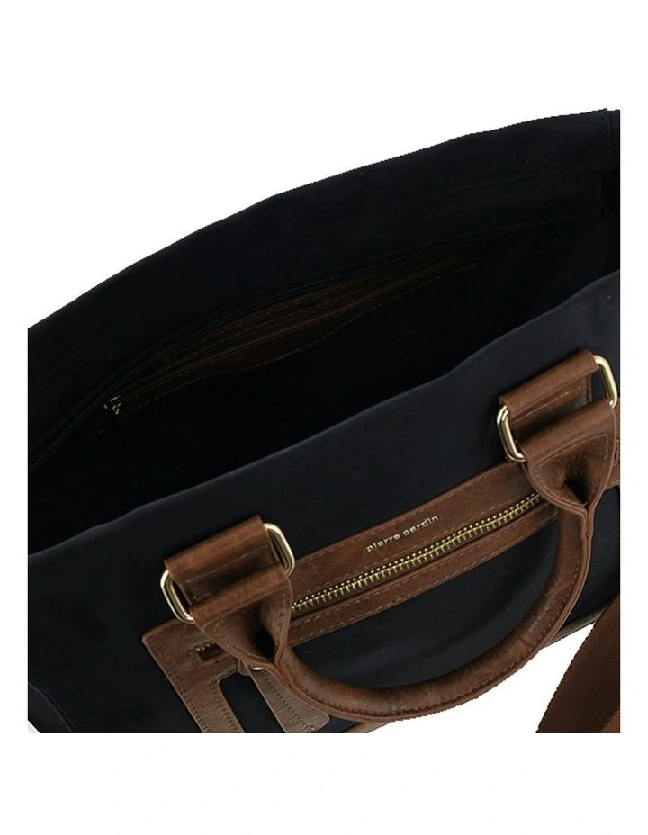 RFID Anti-Theft Nylon Mini Tote with Crossbody in Black image 2