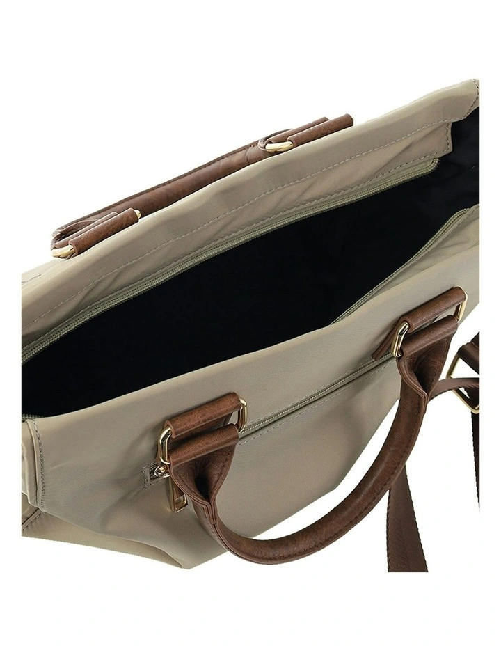 RFID Anti-Theft Nylon Mini Tote with Crossbody in Camel image 2