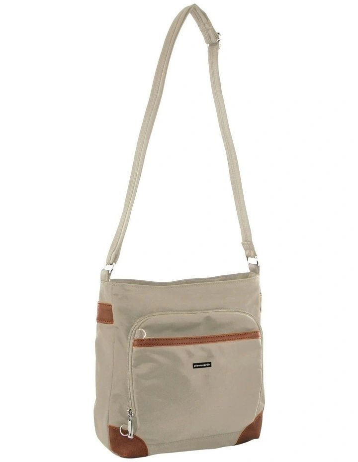 Anti-Theft Square Cross-Body Bag in Camel image 1