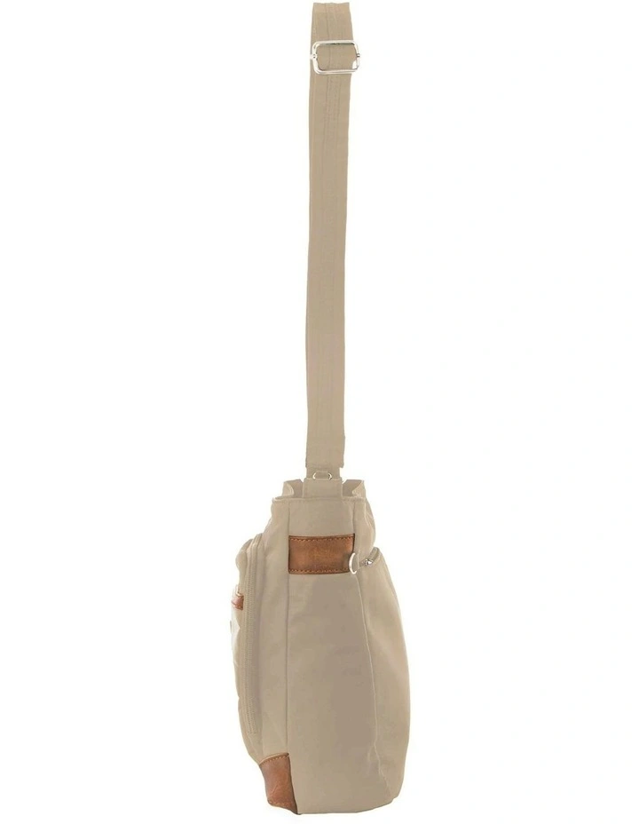 Anti-Theft Square Cross-Body Bag in Camel image 2