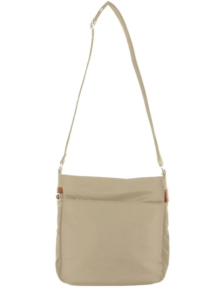 Anti-Theft Square Cross-Body Bag in Camel image 3