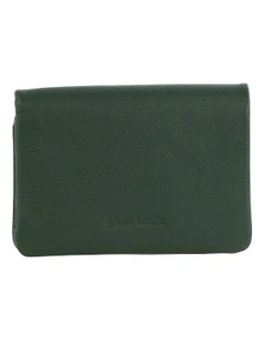 Leather Bi-Fold Wallet in Green