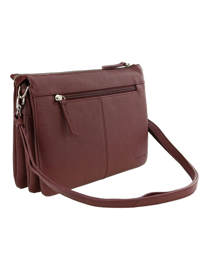 Leather Crossbody Bag in Shiraz image 4