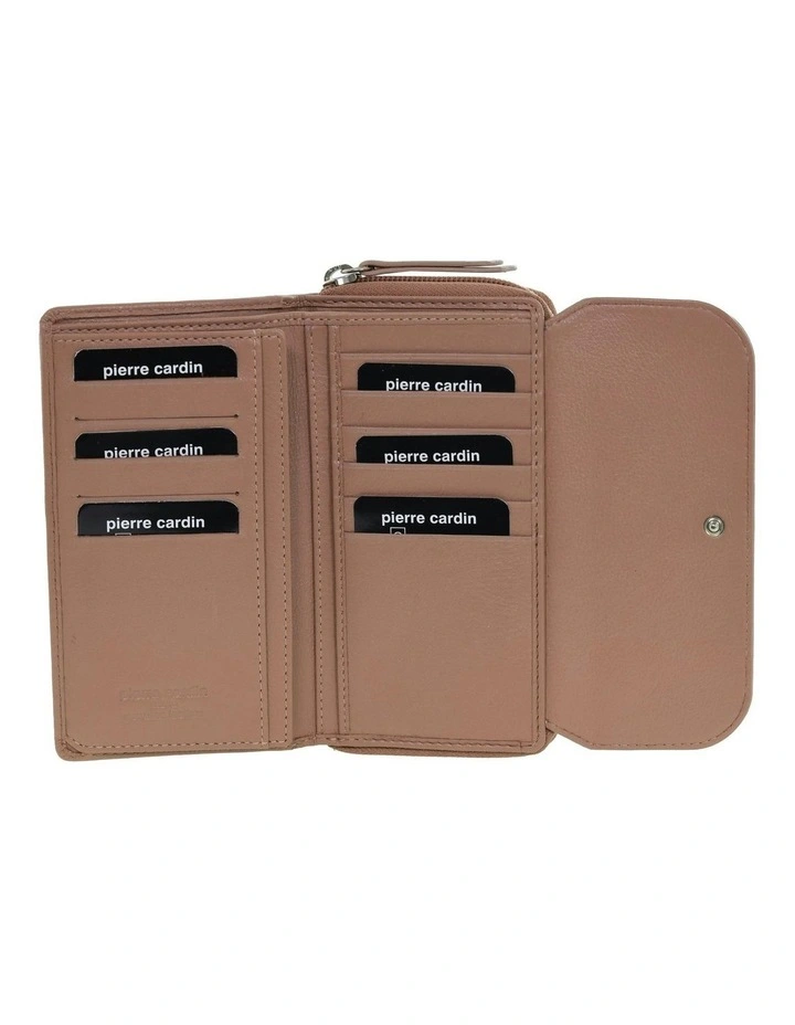 Bi-Fold Tab Wallet in Blush image 4