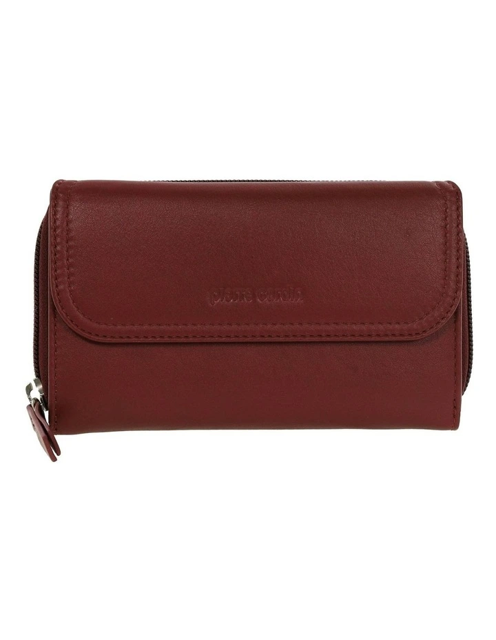Bi-Fold Tab Wallet in Cherry image 1