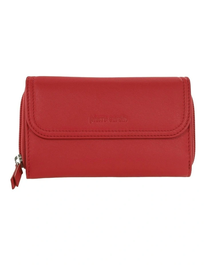 Bi-Fold Tab Wallet in Coral image 1